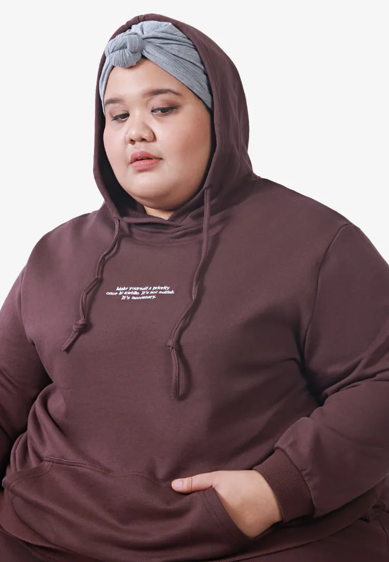 Hera Premium Staycation Long Sleeve Hoodie - Yam Purple