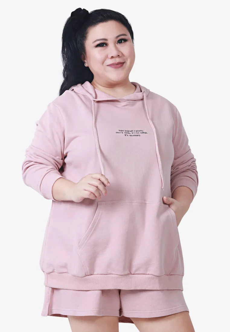Hera Premium Staycation Long Sleeve Hoodie - Yam Purple