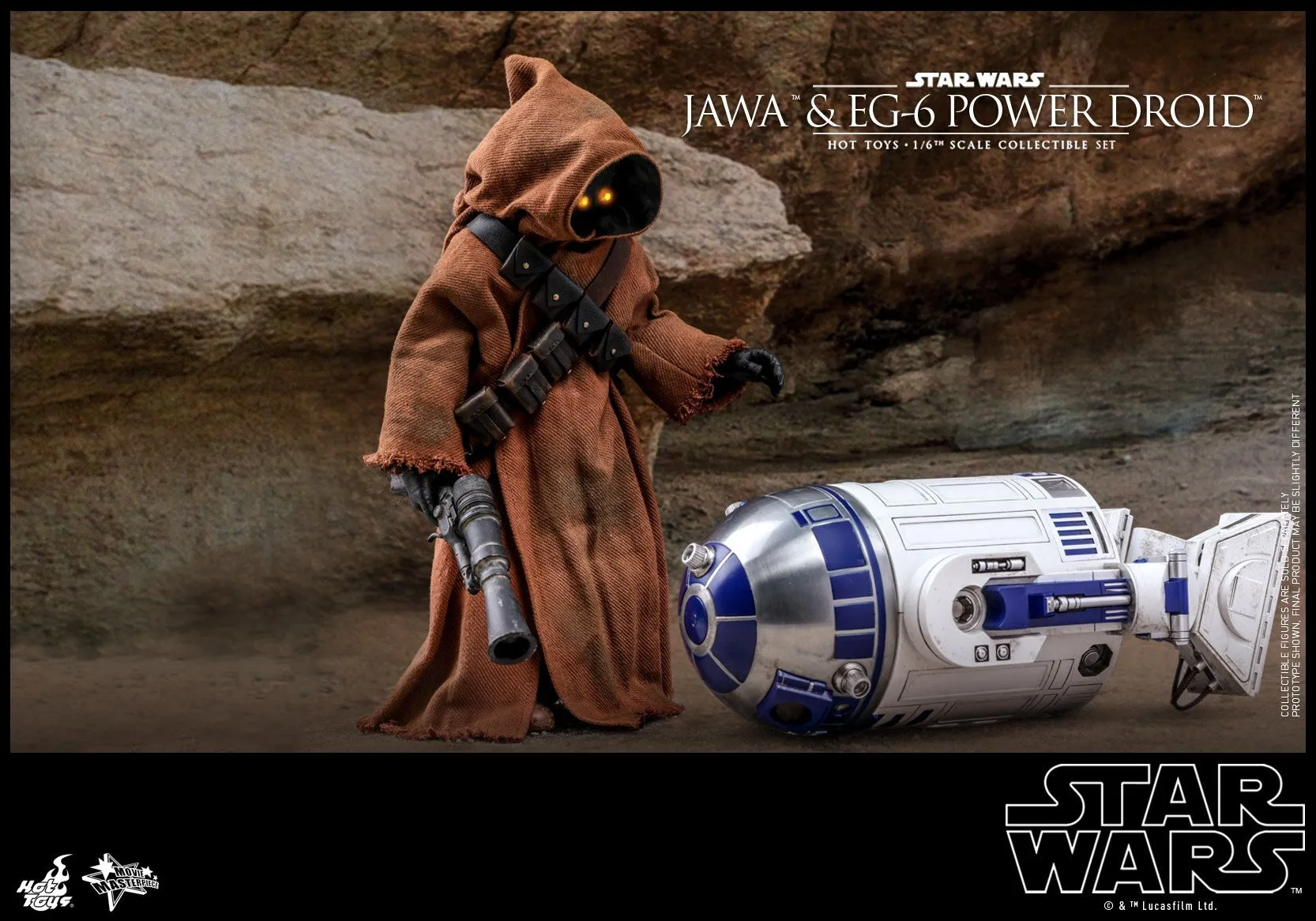 Hot Toys - MMS554 - Star Wars: Episode IV A New Hope - 1/6th scale Jawa & EG-6 Power Droid Collectible Set
