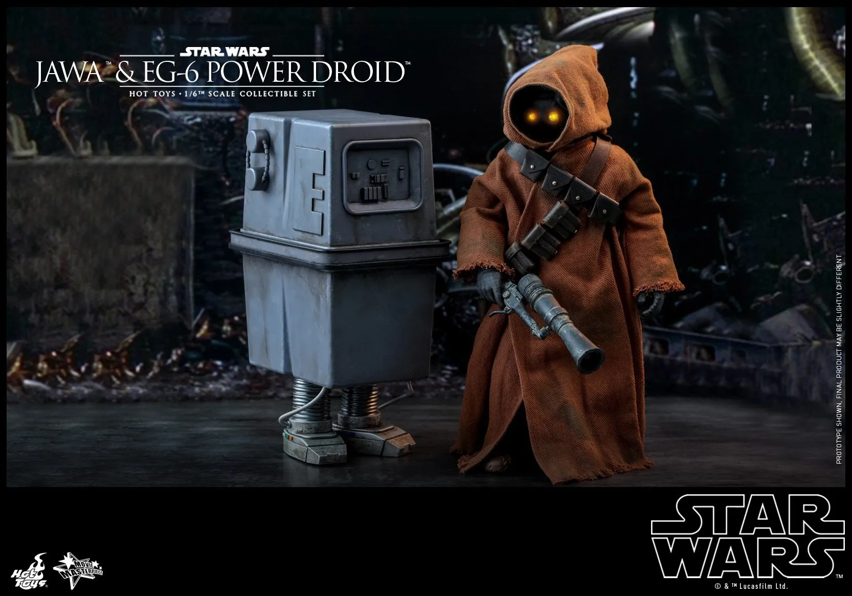 Hot Toys - MMS554 - Star Wars: Episode IV A New Hope - 1/6th scale Jawa & EG-6 Power Droid Collectible Set