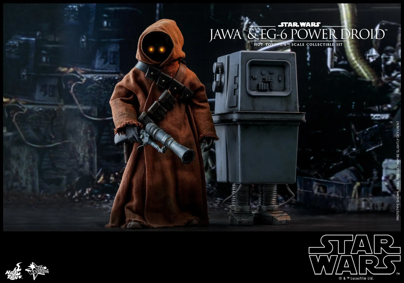 Hot Toys - MMS554 - Star Wars: Episode IV A New Hope - 1/6th scale Jawa & EG-6 Power Droid Collectible Set