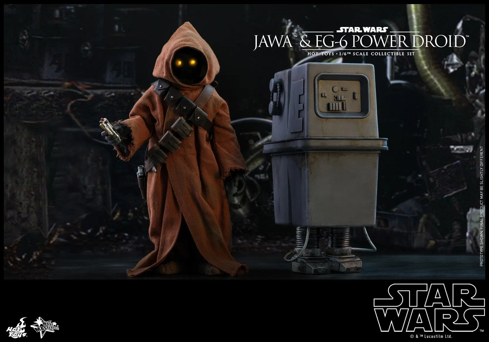 Hot Toys - MMS554 - Star Wars: Episode IV A New Hope - 1/6th scale Jawa & EG-6 Power Droid Collectible Set