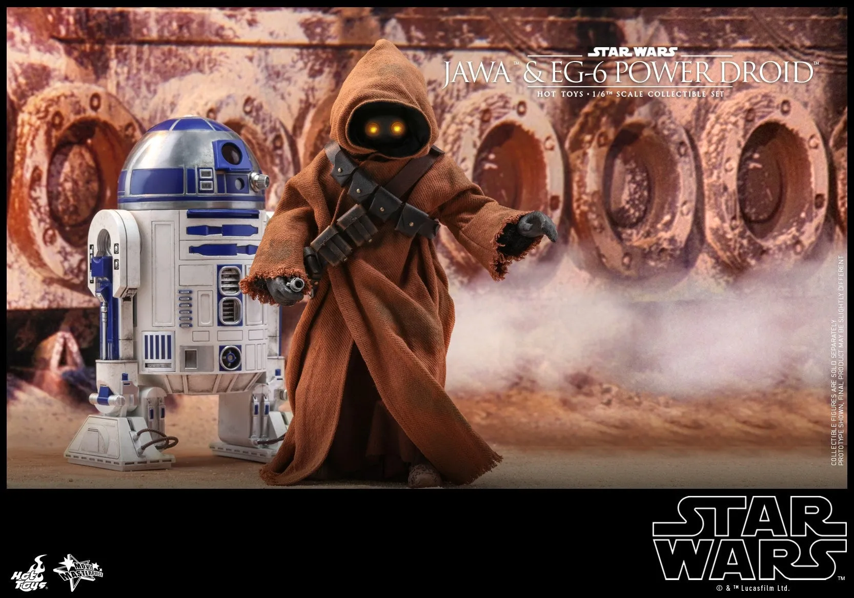 Hot Toys - MMS554 - Star Wars: Episode IV A New Hope - 1/6th scale Jawa & EG-6 Power Droid Collectible Set