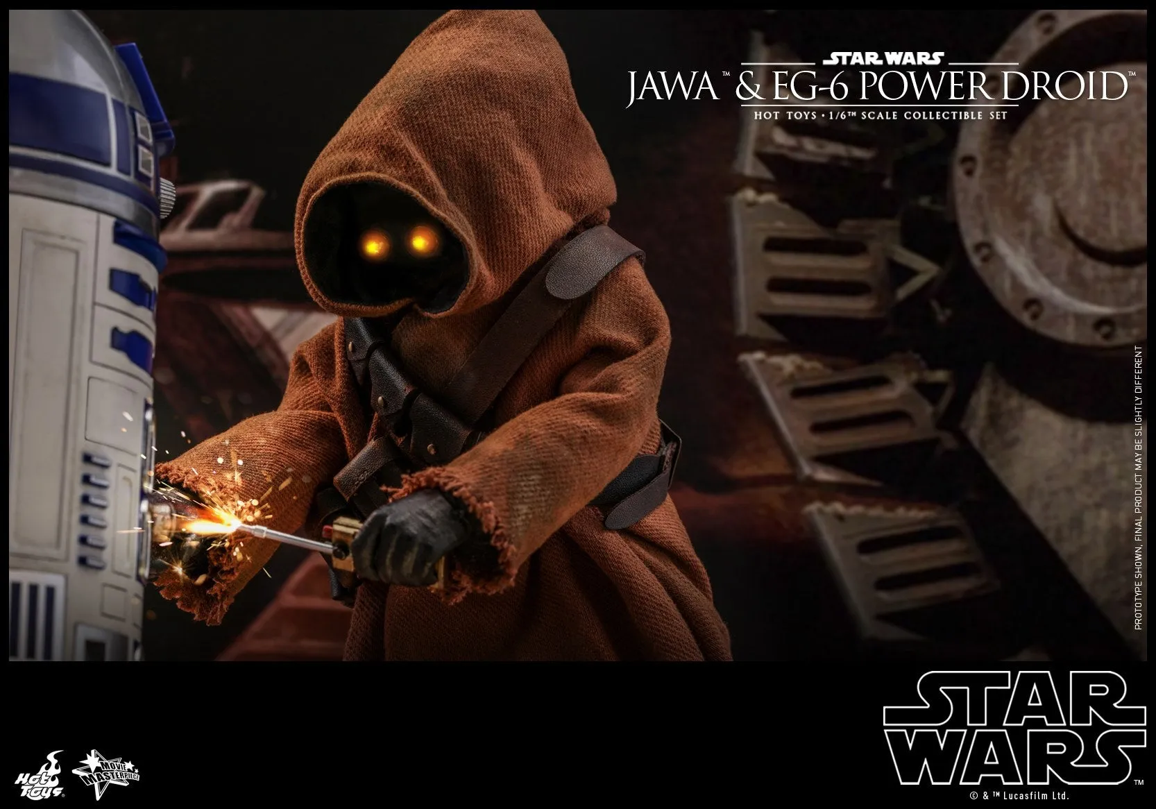 Hot Toys - MMS554 - Star Wars: Episode IV A New Hope - 1/6th scale Jawa & EG-6 Power Droid Collectible Set