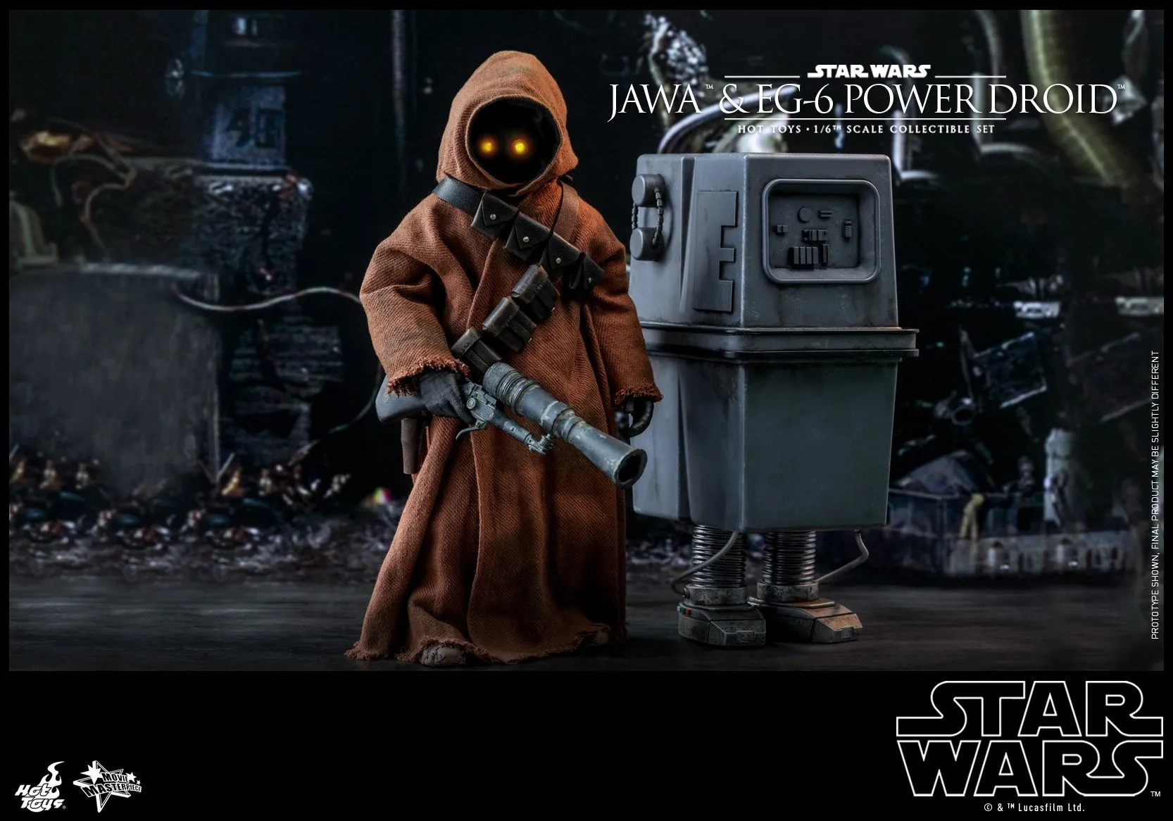 Hot Toys - MMS554 - Star Wars: Episode IV A New Hope - 1/6th scale Jawa & EG-6 Power Droid Collectible Set