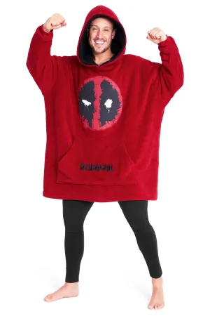 Marvel Oversized Hoodie Blanket for Men - DEADPOOL
