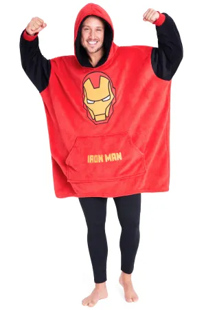 Marvel Oversized Hoodie Blanket for Men - Iron Man