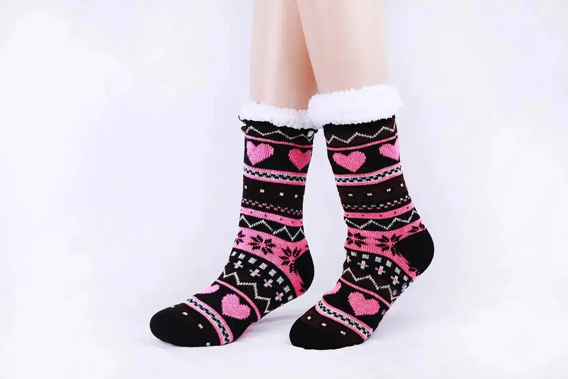Thickened Non-slip Indoor Knitted Woolen Socks