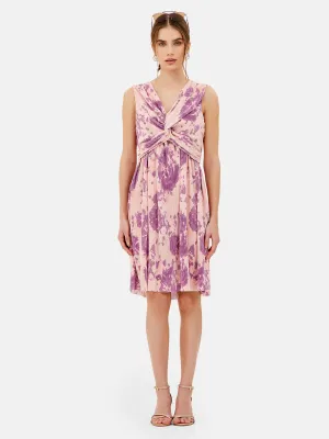 Violet Knotted Mini Dress