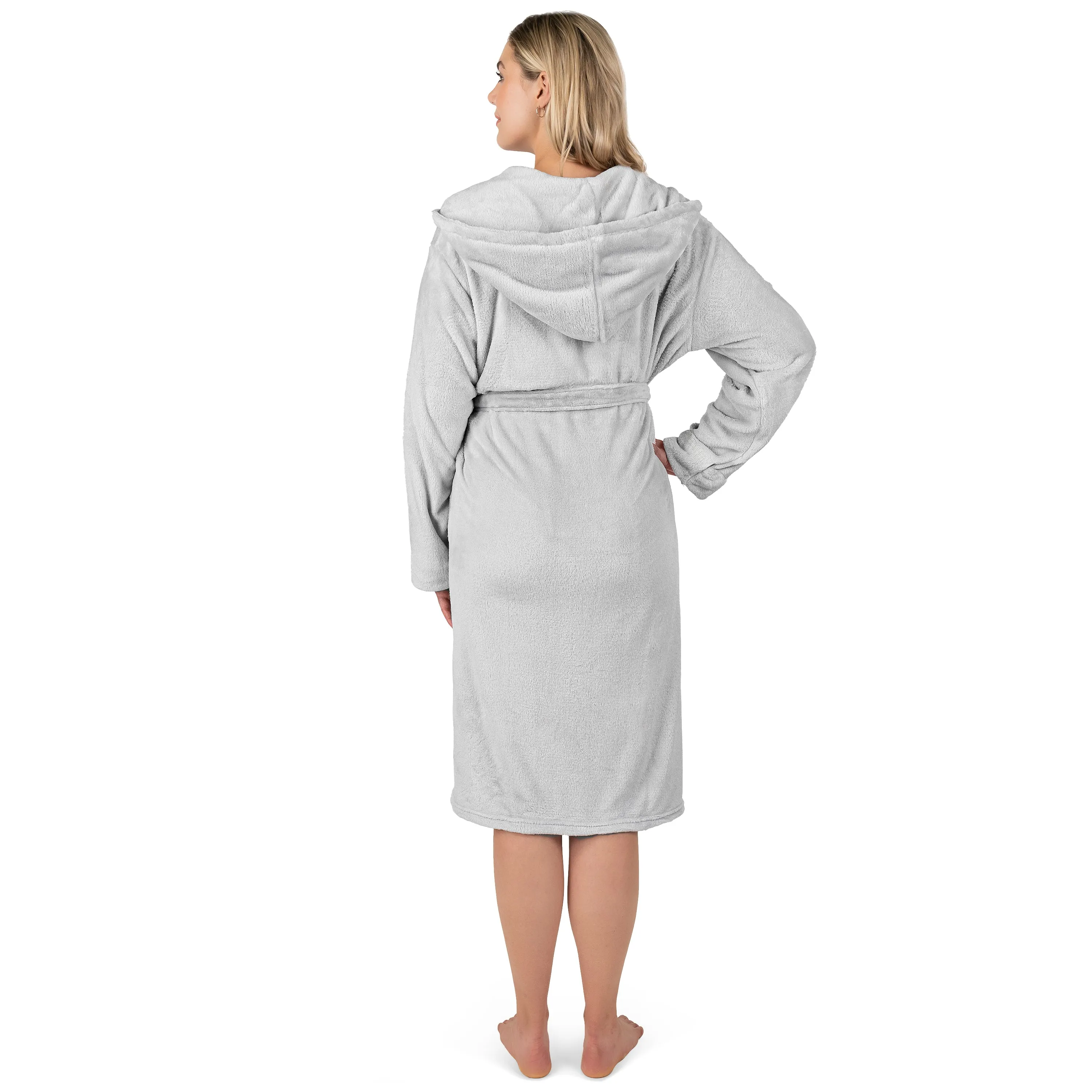 Women's Classic Fleece Robe with Hood