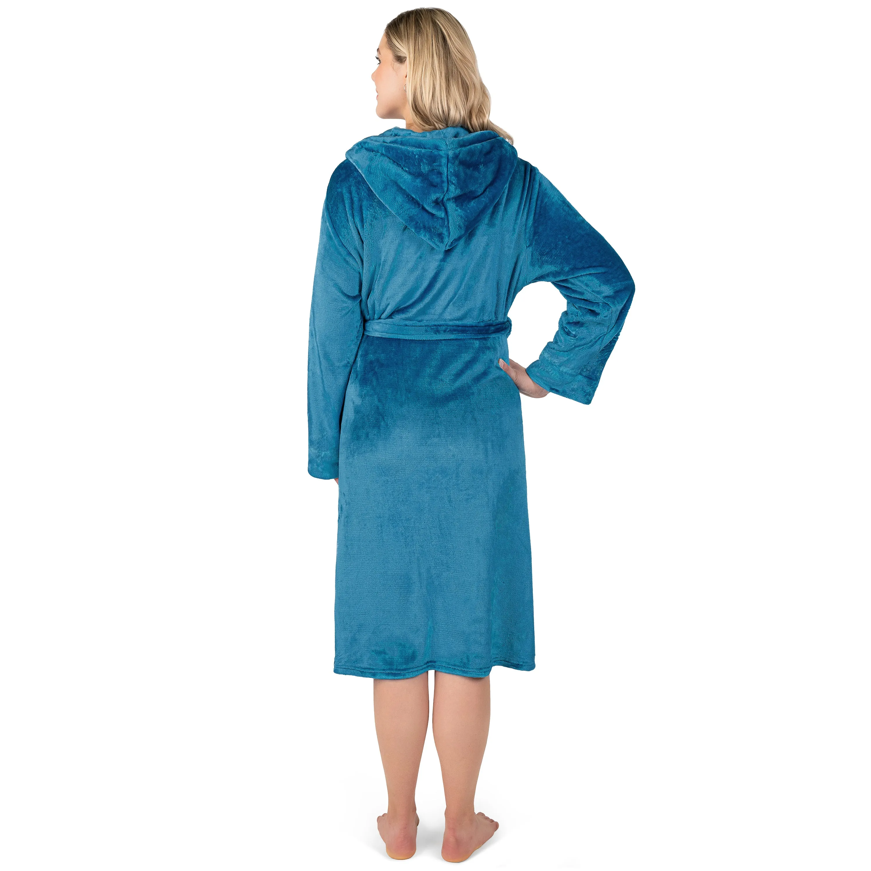 Women's Classic Fleece Robe with Hood