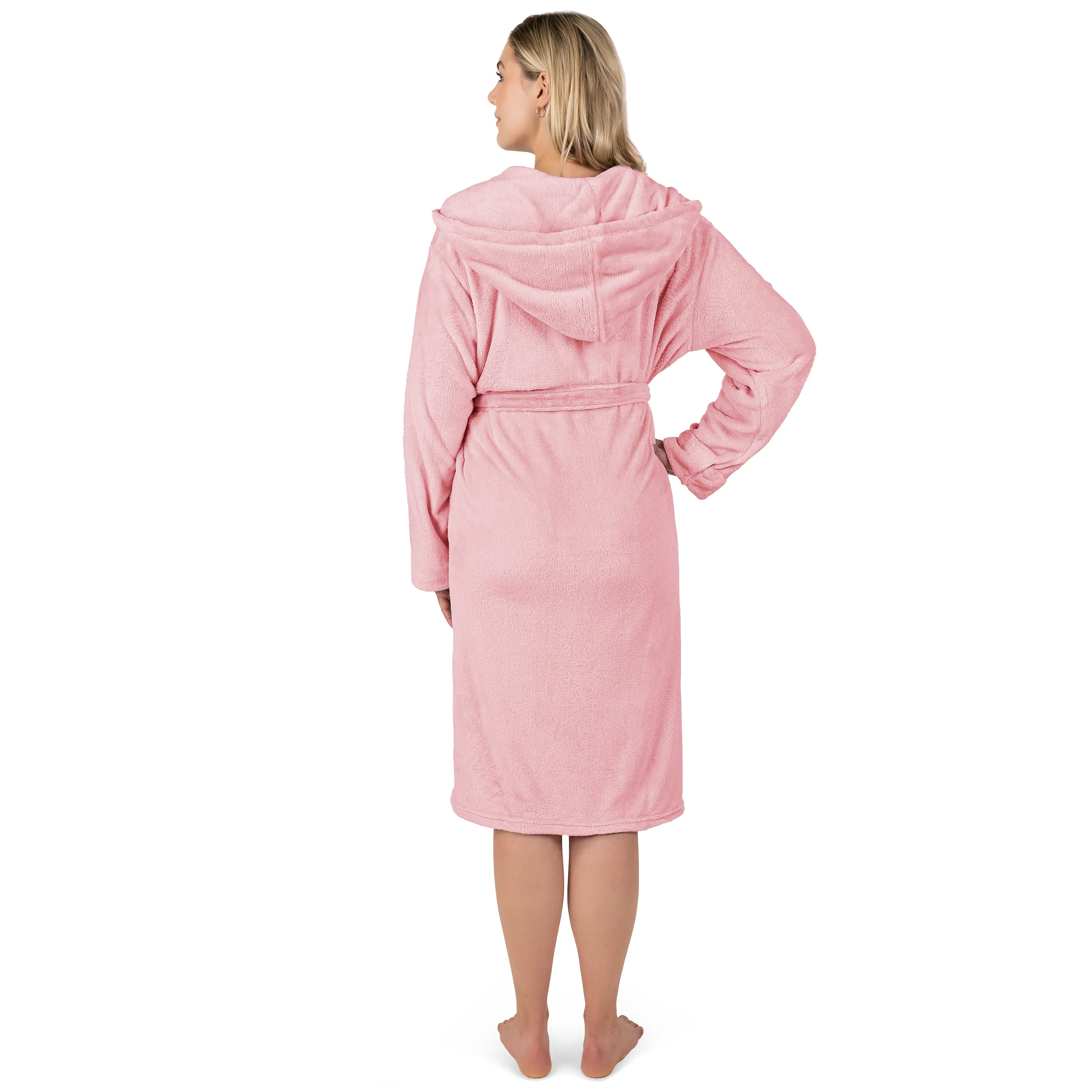 Women's Classic Fleece Robe with Hood